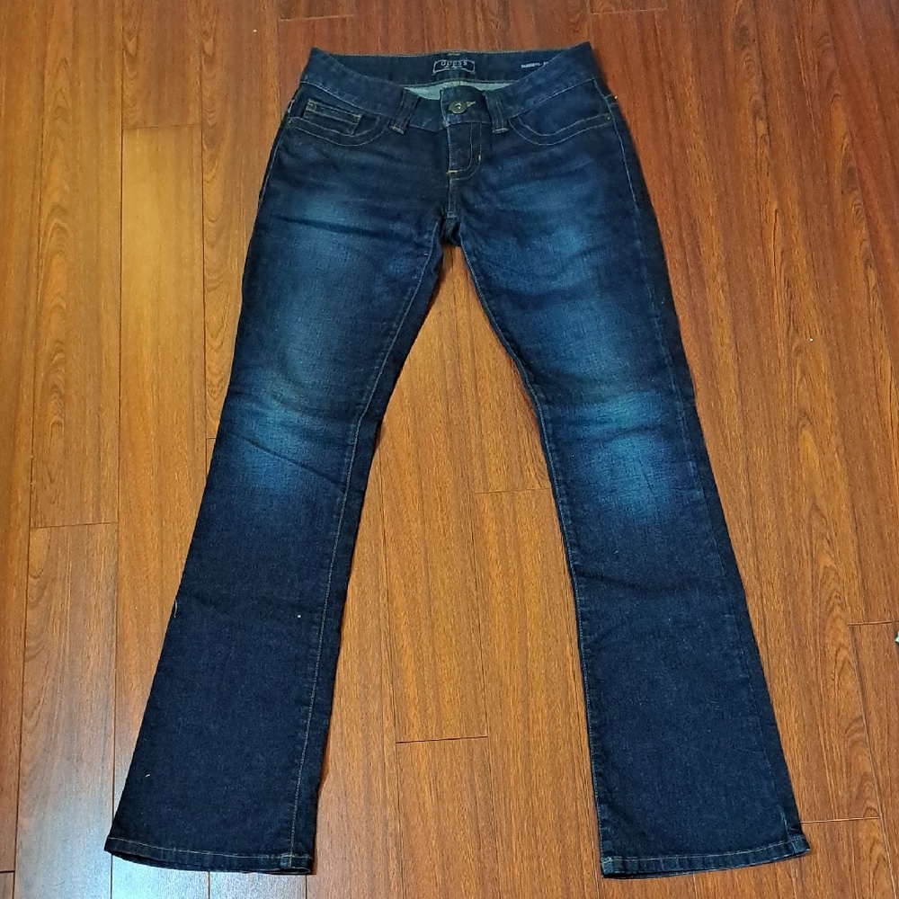 Guess Women's Dark Indigo Boot Cut Jeans